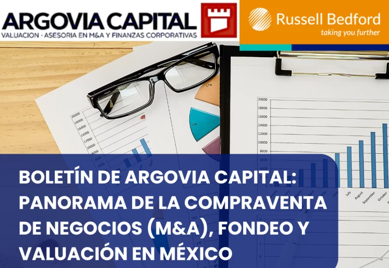 Boletín de Argovia Capital: Panorama de la Compraventa de Negocios (M&A), Fondeo y Valuación en México